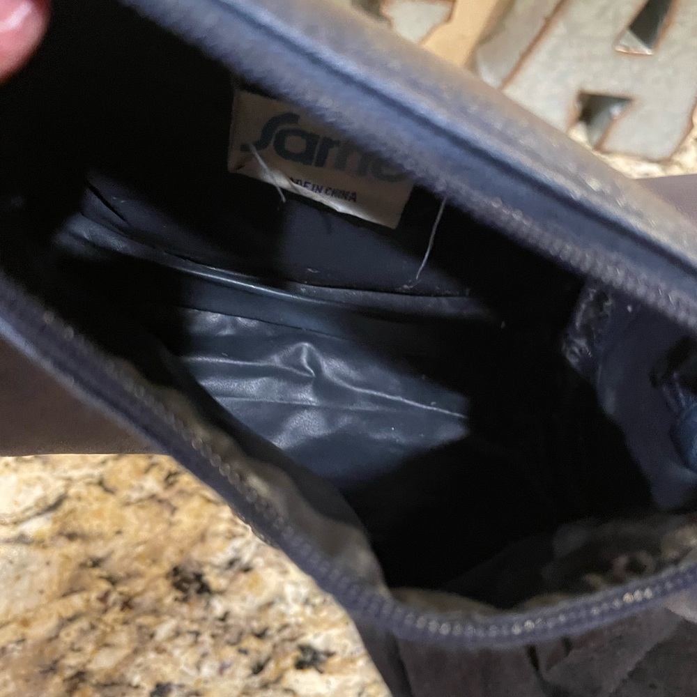 Sarne London Paris New York Blue Leather Small Purse - Picture 4 of 4